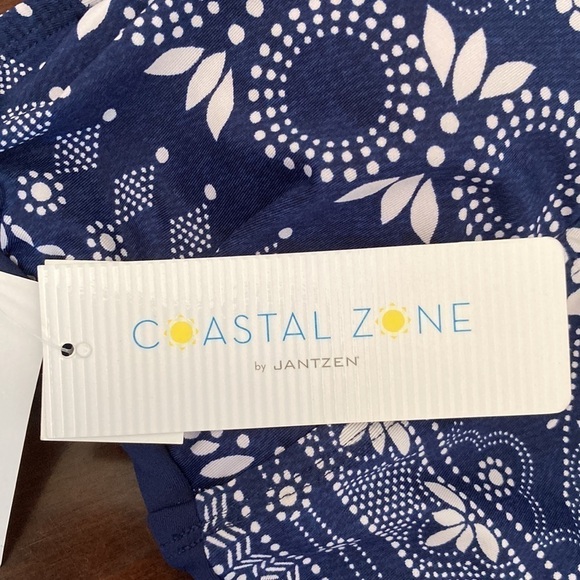 NWT Coastal Zone by Jantzen Bathing Suit Tankini Women's Size Medium - Picture 4 of 5